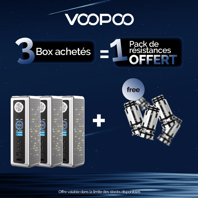 Pack Offre - Box Vinci Spark 100 - Voopoo 3+1 pack Pnp-x