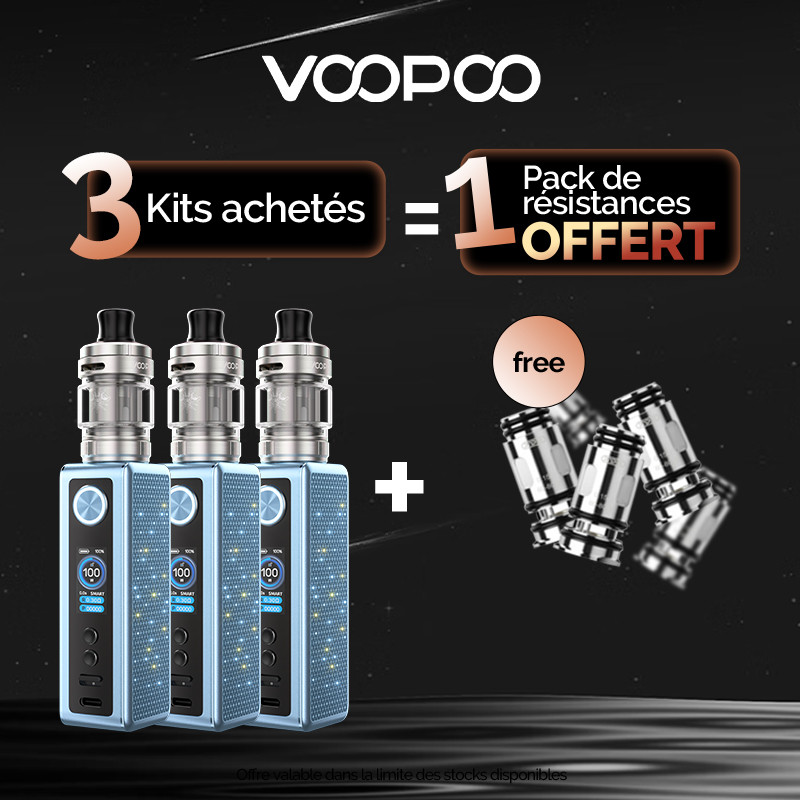 Pack Offre - Kit Vinci Spark 100 - Voopoo 3+1 pack Pnp-x