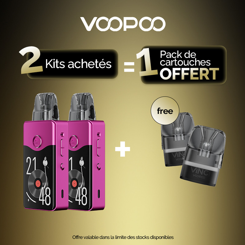 Pack Offre - Kit Vinci E120 - Voopoo - 2+1 pack pods Vinci PnP-x