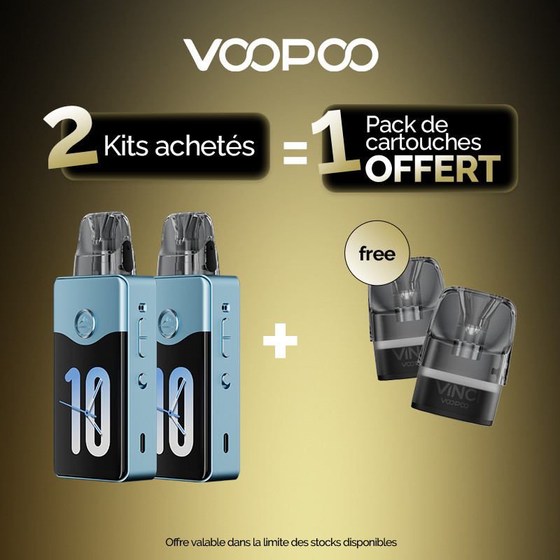 Pack Offre - Kit Vinci E120 - Voopoo - 2+1 pack pods Vinci PnP-x