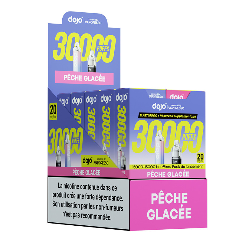 Puff Dojo Blast Bundle 30K Pêche Glacée - Dojo by Vaporesso