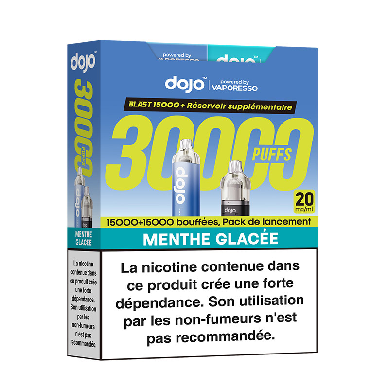 Puff Dojo Blast Bundle 30K Menthe Glacée - Dojo by Vaporesso