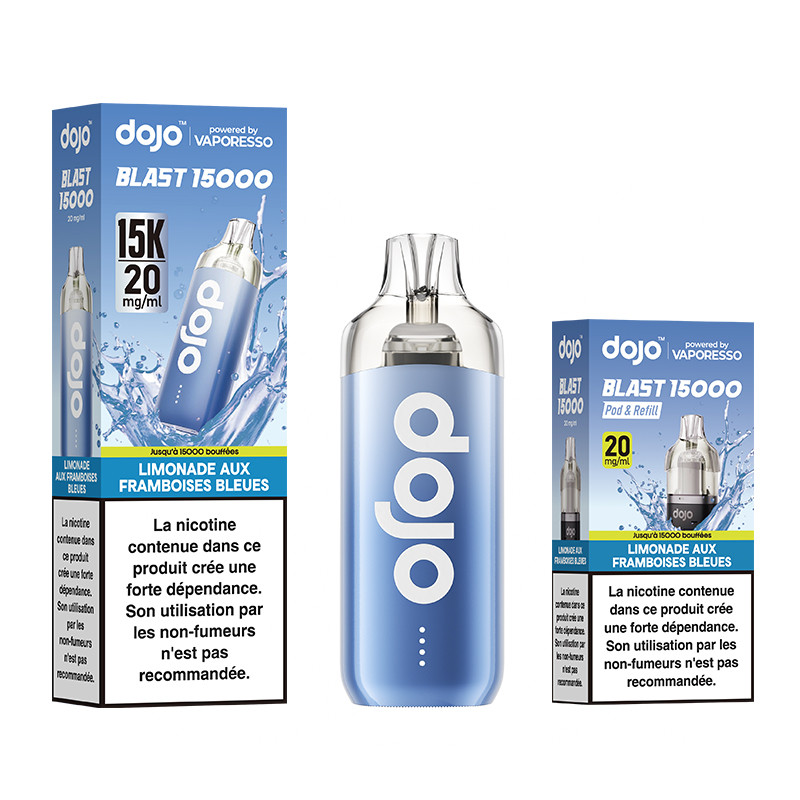 Puff Dojo Blast Bundle 30K Limonade aux Framboises Bleues - Dojo by Vaporesso