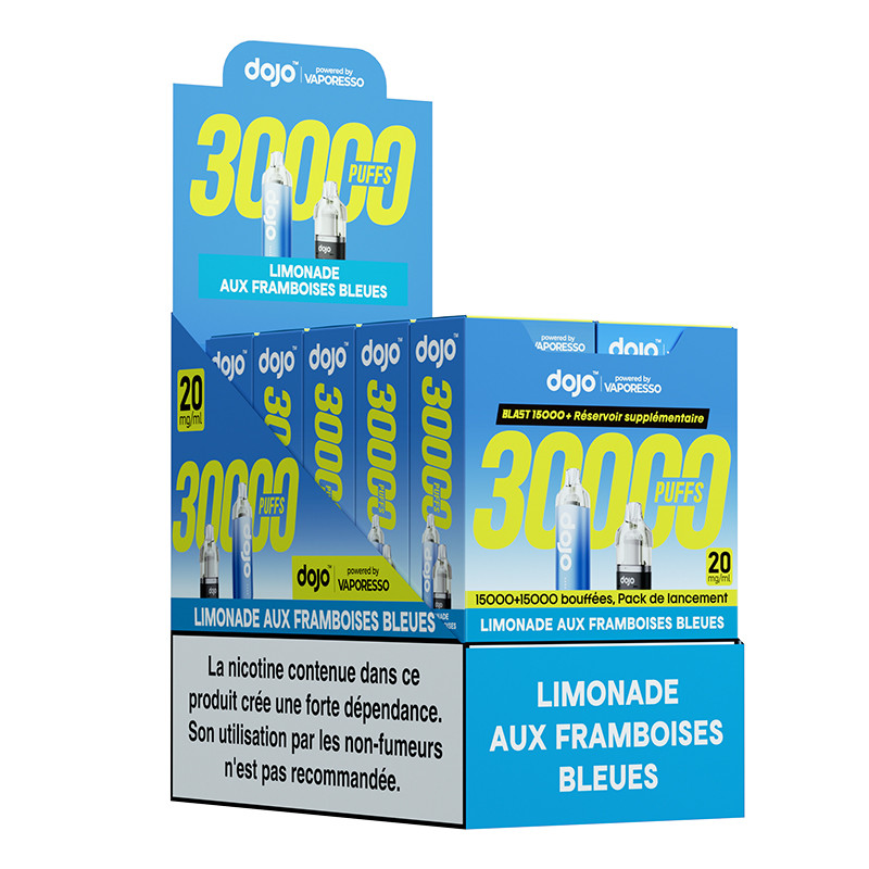 Puff Dojo Blast Bundle 30K Limonade aux Framboises Bleues - Dojo by Vaporesso