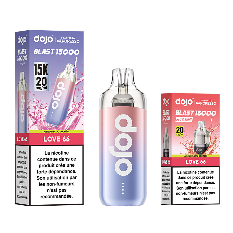 Puff Dojo Blast Bundle 30K Love66 - Dojo by Vaporesso