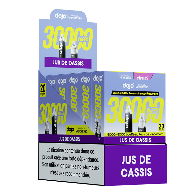 Puff Dojo Blast Bundle 30K Jus de Cassis - Dojo by Vaporesso
