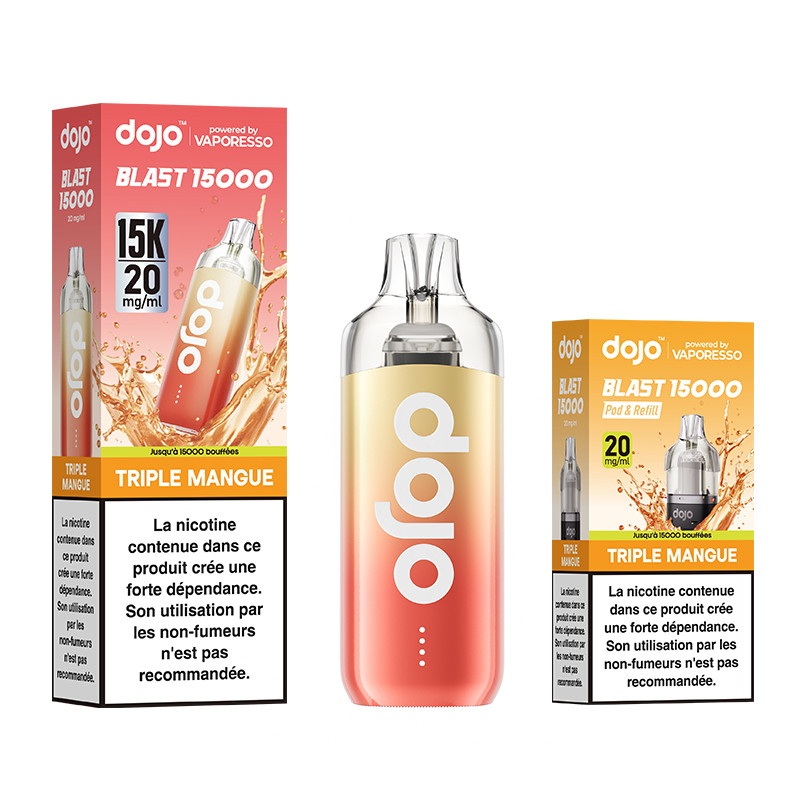 Puff Dojo Blast Bundle 30K Triple Mangue - Dojo by Vaporesso