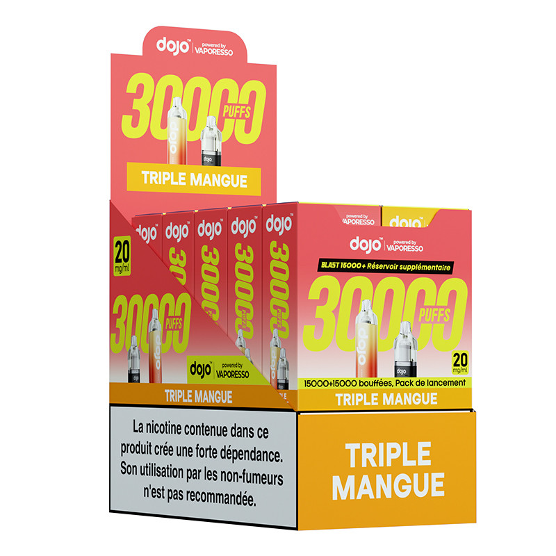 Puff Dojo Blast Bundle 30K Triple Mangue - Dojo by Vaporesso
