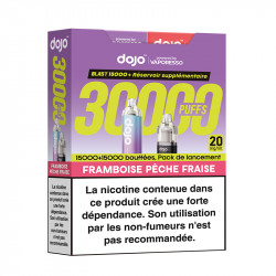 Puff Dojo Blast Bundle 30K Framboise Pêche Fraise - Dojo by Vaporesso