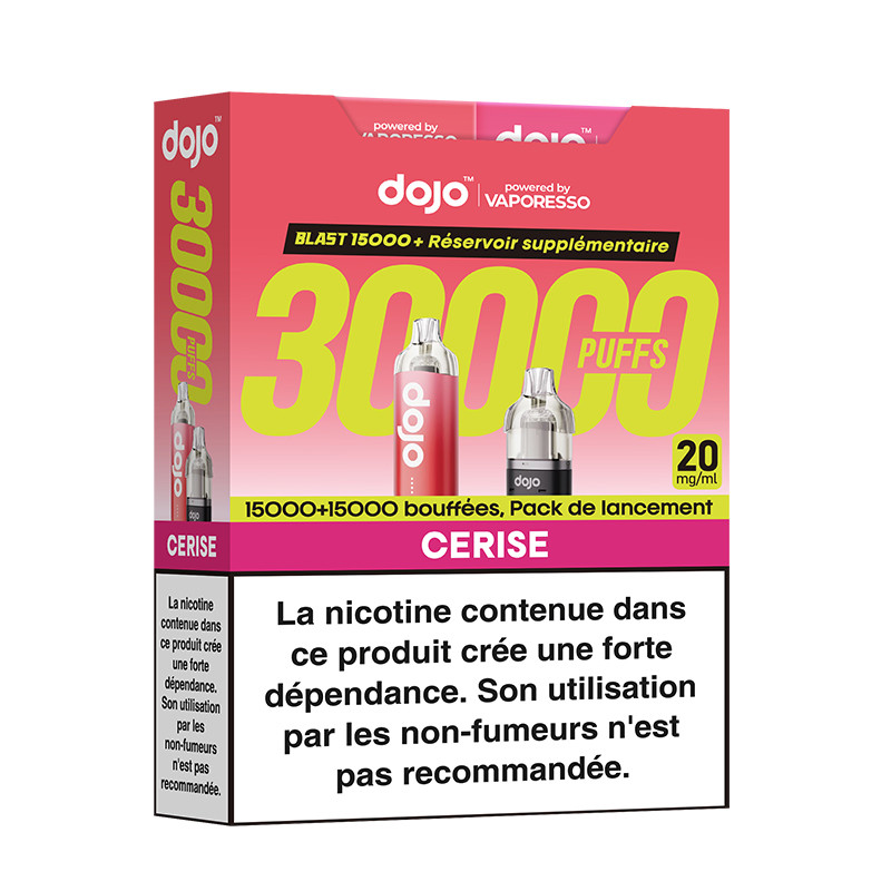 Puff Dojo Blast Bundle 30K Cerise - Dojo by Vaporesso