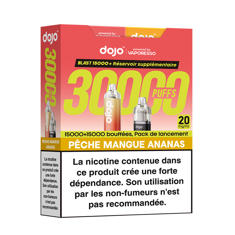 Puff Dojo Blast Bundle 30K Pêche Mangue Ananas - Dojo by Vaporesso