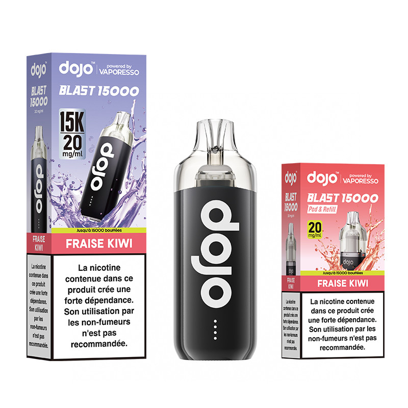 Puff Dojo Blast Bundle 30K Fraise Kiwi - Dojo by Vaporesso