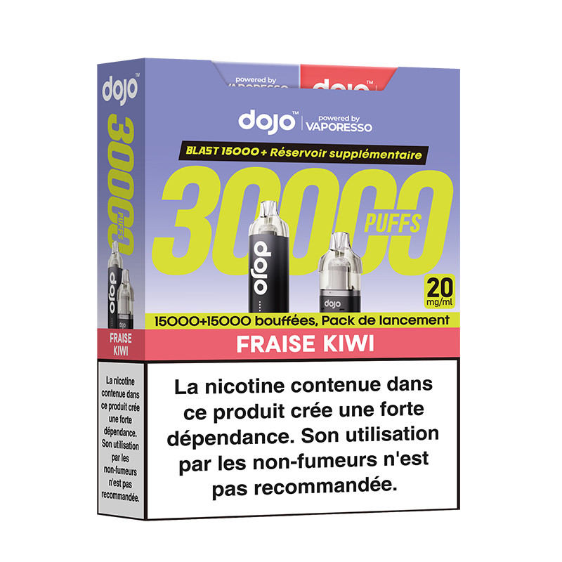 Puff Dojo Blast Bundle 30K Fraise Kiwi - Dojo by Vaporesso