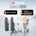 Pack Offre - Kit Zelos M80 2600mAh avec Nautilus 3SR - Aspire 5+1 pack de résistances