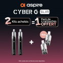 Pack Offre - Kit Pod Cyber G Slim 1200mAh - Aspire 2+1 pack de pods