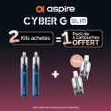 Pack Offre - Kit Pod Cyber G Slim 1200mAh - Aspire 2+1 pack de pods