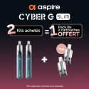 Pack Offre - Kit Pod Cyber G Slim 1200mAh - Aspire 2+1 pack de pods