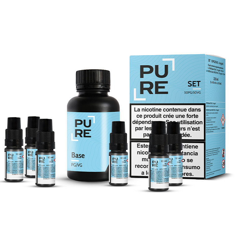 Pack 200ml Base DIY 50/50 - PURE