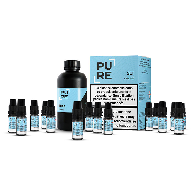 Pack 500ml Base DIY 50/50 - PURE