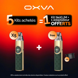 Pack Offre - Kit Pod NeXLIM 1500mAh - OXVA - 5+1+1 adaptateur