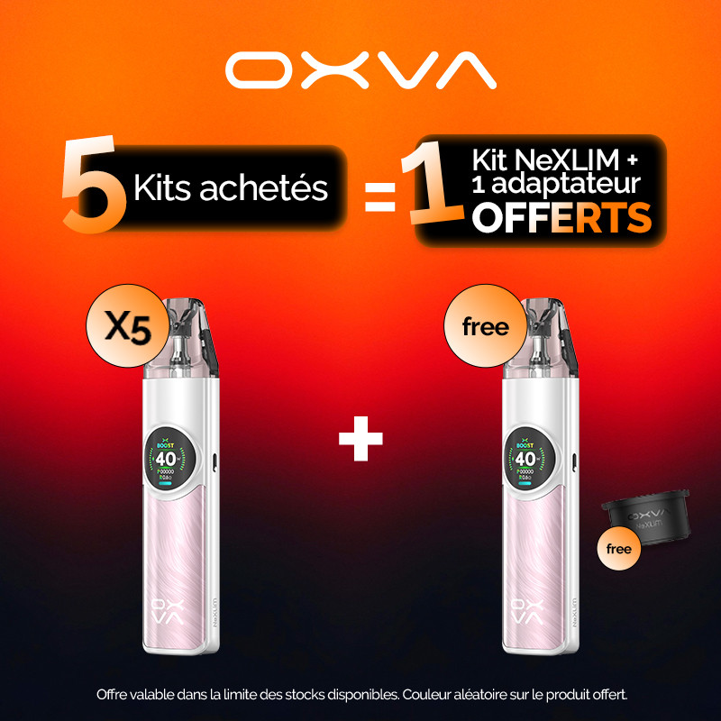 Pack Offre - Kit Pod Nexlim 1500mAh - OXVA - 5+1+1 adaptateur
