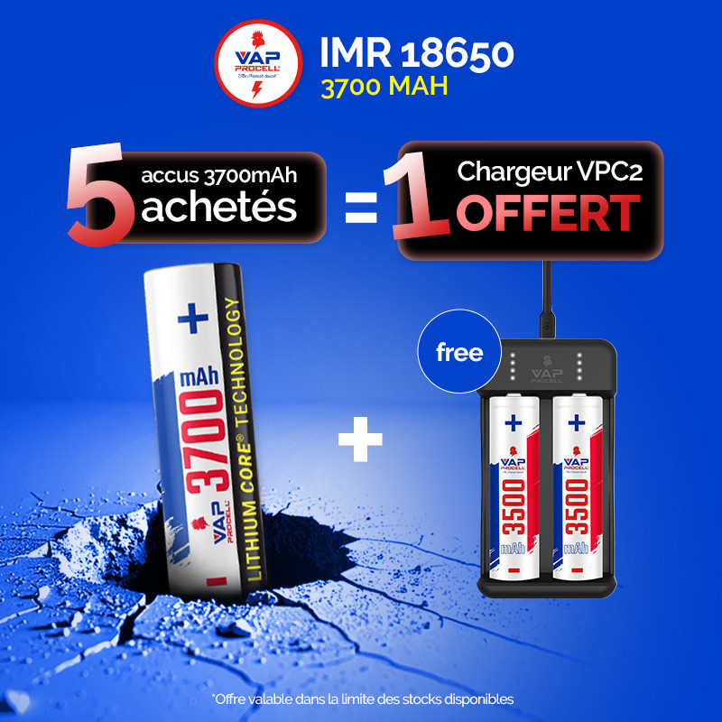 Pack Offre - Accu IMR 18650...