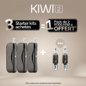 Pack Offre - Starter Kit Kiwi 2 400mAh - Kiwi Vapor 3+1 pack de pods