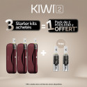 Pack Offre - Starter Kit Kiwi 2 400mAh - Kiwi Vapor 3+1 pack de pods