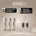 Pack Offre - Starter Kit Kiwi 2 400mAh - Kiwi Vapor 3+1 pack de pods