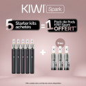 Pack Offre - Kit Kiwi Spark 700mAh - Kiwi Vapor 5+1 pack de pods