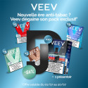Pack offre - Kit Veev One Saveurs Classiques V2 1.8% (20mg/ml) - Veev 10+25 paquets de pods