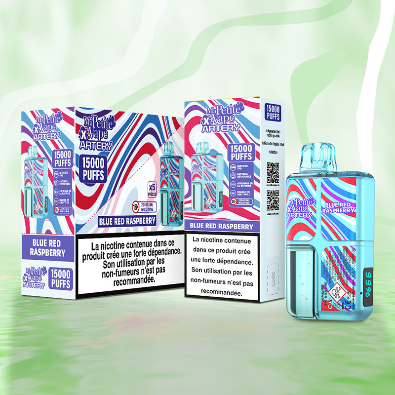 Puff Ma Petite Vape x Artery 15K Blue Red Raspberry 600mAh 12ml - Ma Petite Vape