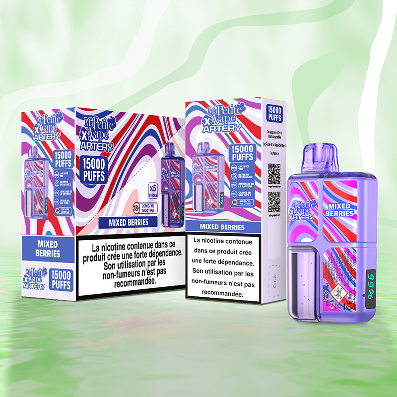 Puff Ma Petite Vape x Artery 15K Mixed Berries 600mAh 12ml - Ma Petite Vape