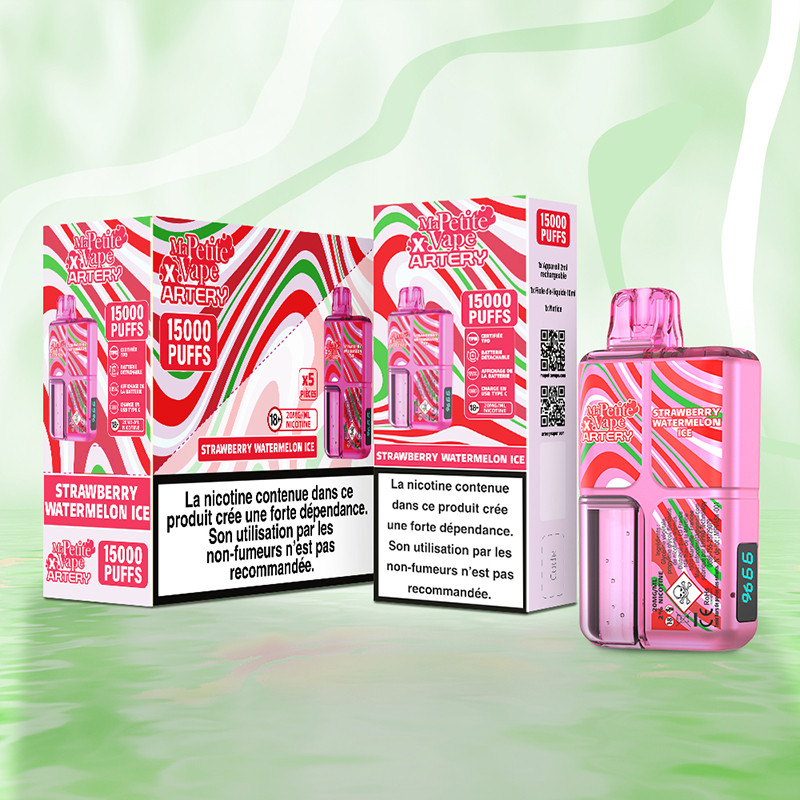Puff Ma Petite Vape x Artery 15K Strawberry Watermelon Ice 600mAh 12ml - Ma Petite Vape