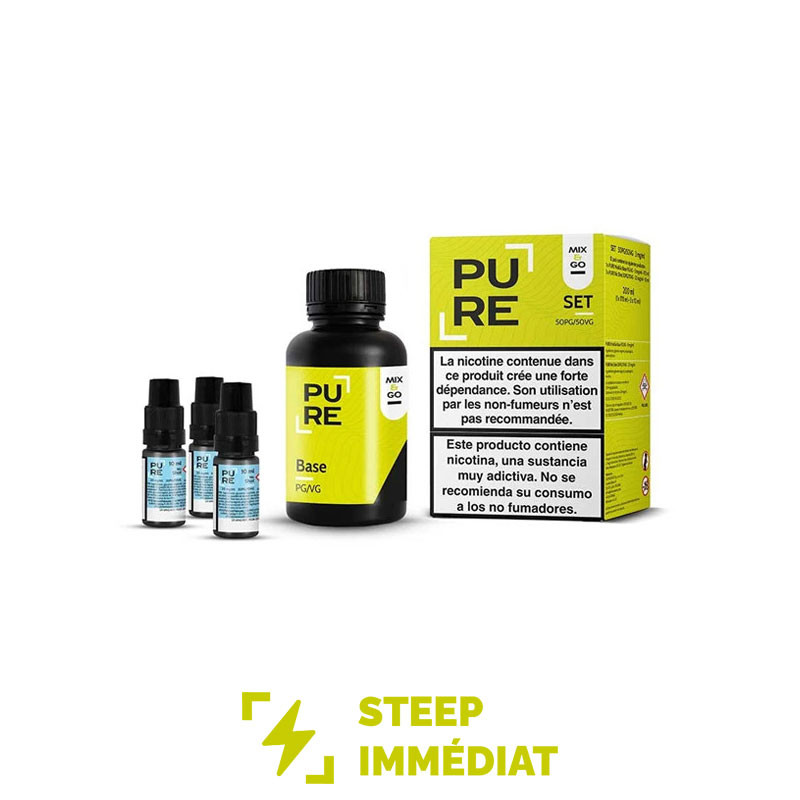 Pack 200ml Base DIY Mix&Go 50/50 - PURE