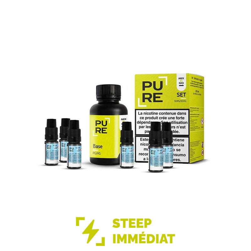 Pack 200ml Base DIY Mix&Go 50/50 - PURE