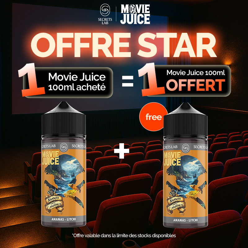 Pack Offre Movie Juice - Secret's LAb 1+1