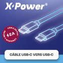 Câble Charge Rapide USB-C vers USB-C - X Power