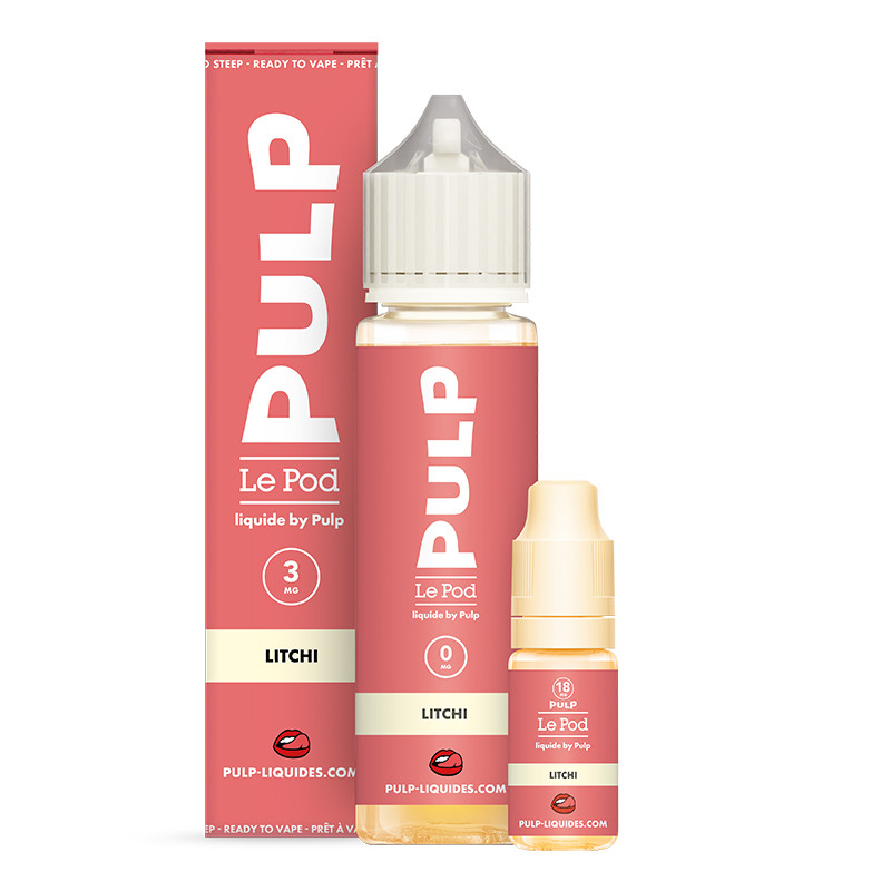 Pack Litchi 60ml Le Pod Liquide - Pulp