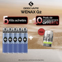 Pack Offre - Kit Pod Wenax Q2 1250mAh - Geekvape 5+10 pods