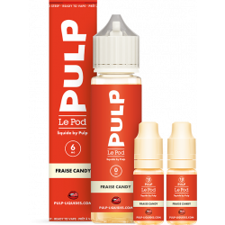 Pack Fraise Candy 60ml Le Pod Liquide - Pulp