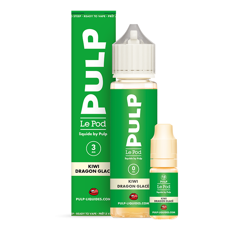 Pack Kiwi Dragon Glacé 60ml Le Pod Liquide - Pulp