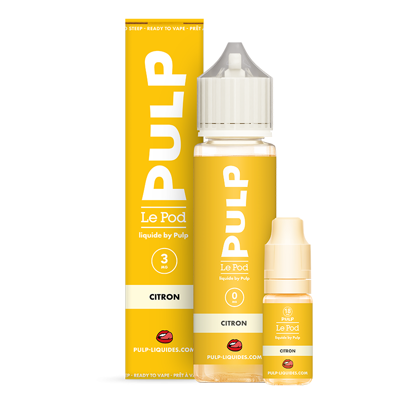 Pack Citron 60ml Le Pod Liquide - Pulp