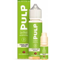 Pack Citron Vert Menthe 60ml Le Pod Liquide - Pulp