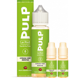Pack Citron Vert Menthe 60ml Le Pod Liquide - Pulp