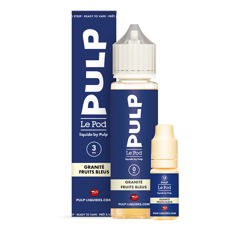 Pack Granité Fruits Bleus 60ml Le Pod Liquide - Pulp