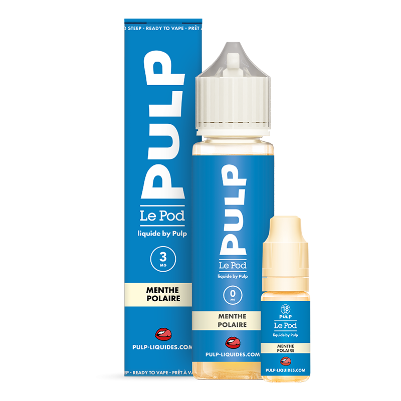Pack Menthe Polaire 60ml Le Pod Liquide - Pulp