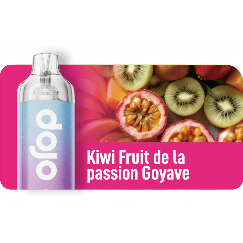 Puff Dojo Blast Bundle 30K Kiwi Fruit de la Passion Goyave - Dojo by Vaporesso