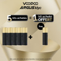 Pack Offre - Kit Pod Argus Klyc 1350mAh - Voopoo 5+1
