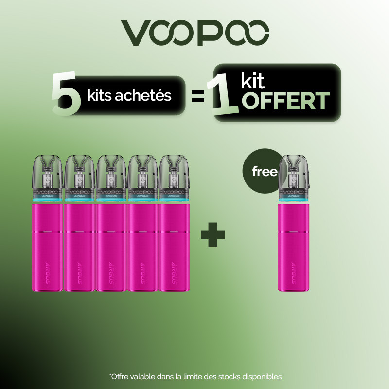 Pack Offre - Kit Pod Argus G3 Mini 1350mAh - Voopoo 5+1